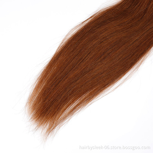 Rebecca Fashion wholesale cheap 10A color PRE30 double weft raw straight human extension virgin cuticle aligned brazilian hair